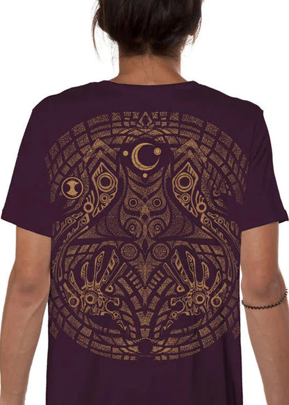 LUMINO T-Shirt In Burgandy