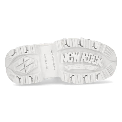 WHITE BUTIN LEATHER SNEAKERS