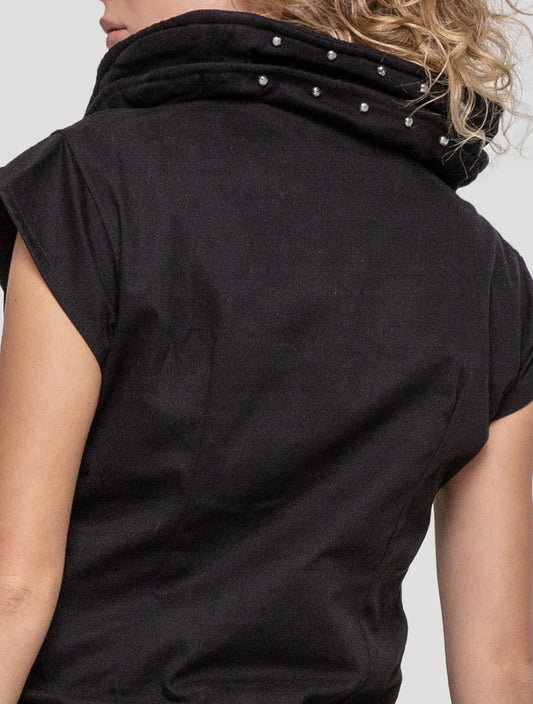 METAL Vest In Black