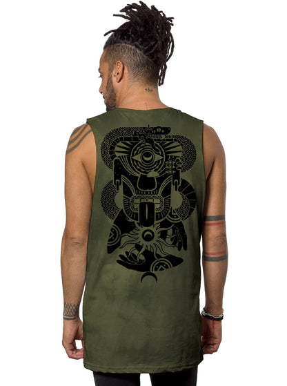 MIKO TIE DIY Tank - Olive