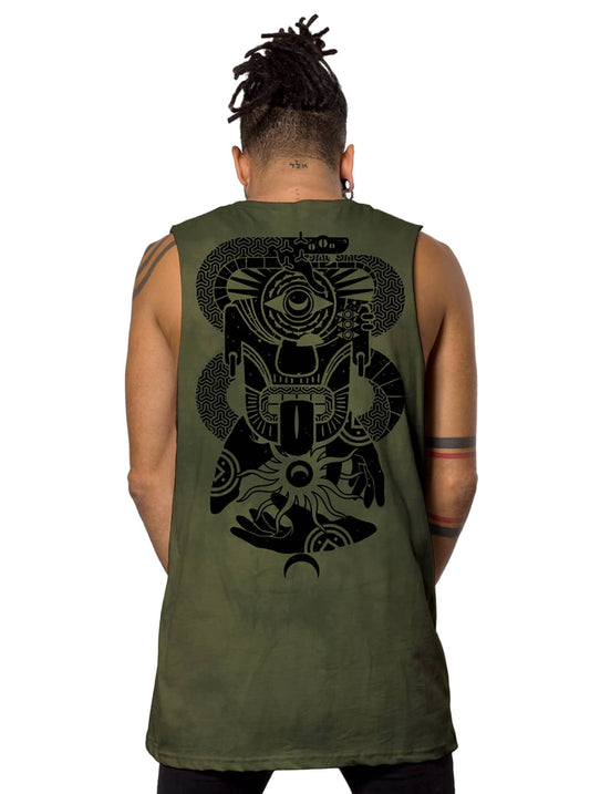 MIKO TIE DIY Tank - Olive