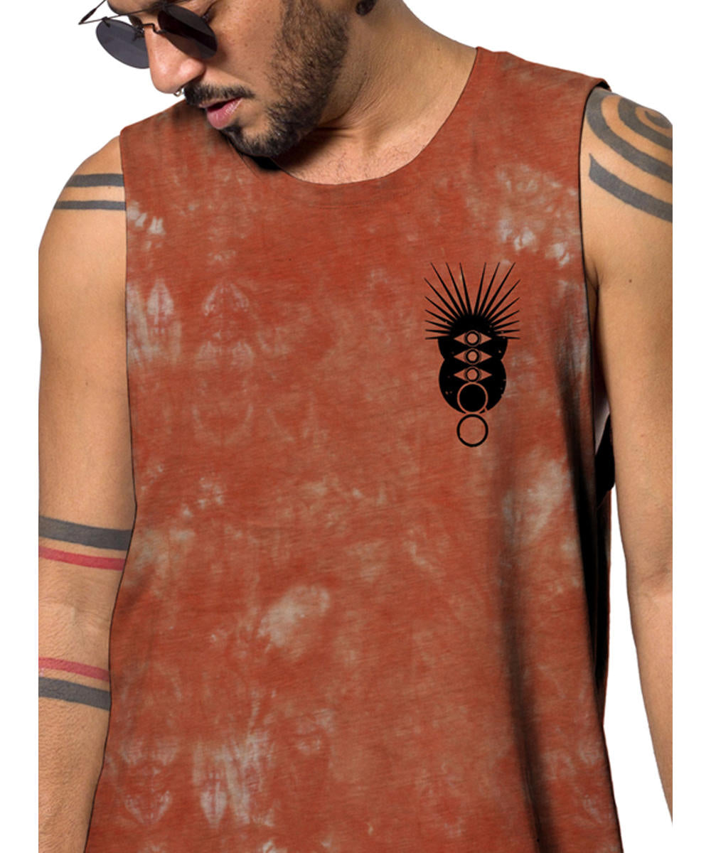 MIKO TIE DY Tank - Orange