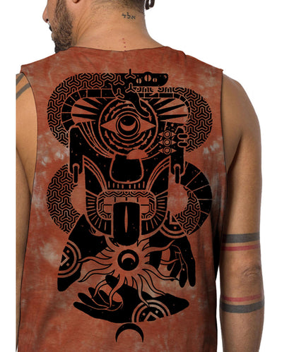 MIKO TIE DY Tank - Orange