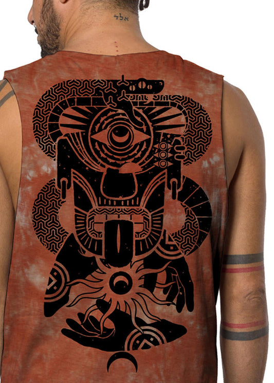MIKO TIE DIY Tank - Orange