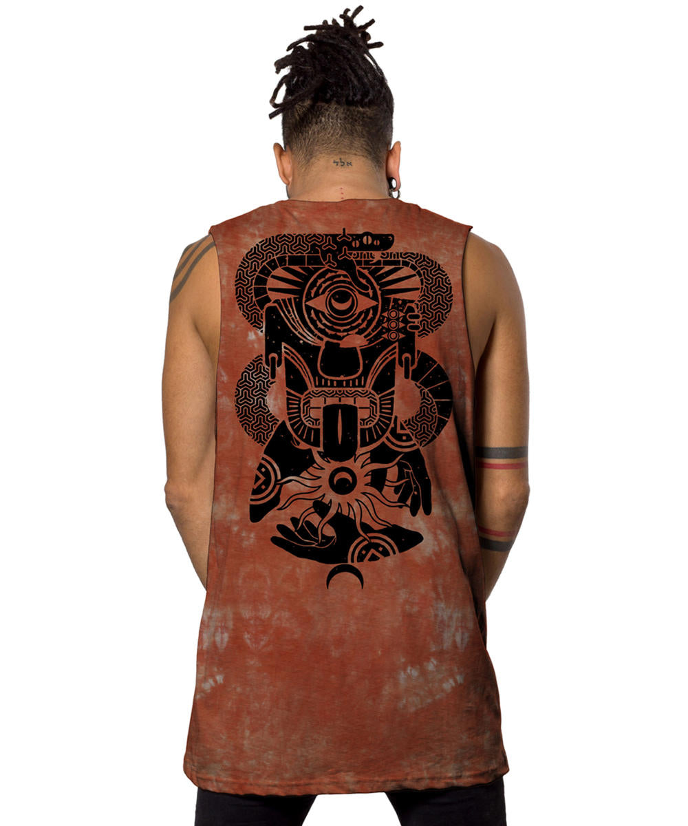 MIKO TIE DY Tank - Orange