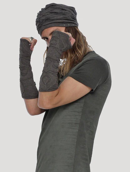 SLUB Unisex Bandana Beanie In Charcoal