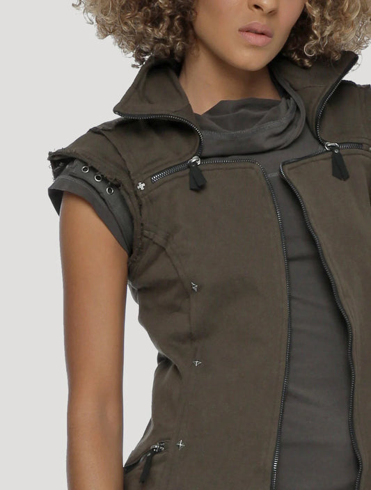 MISSI Vest In Olive