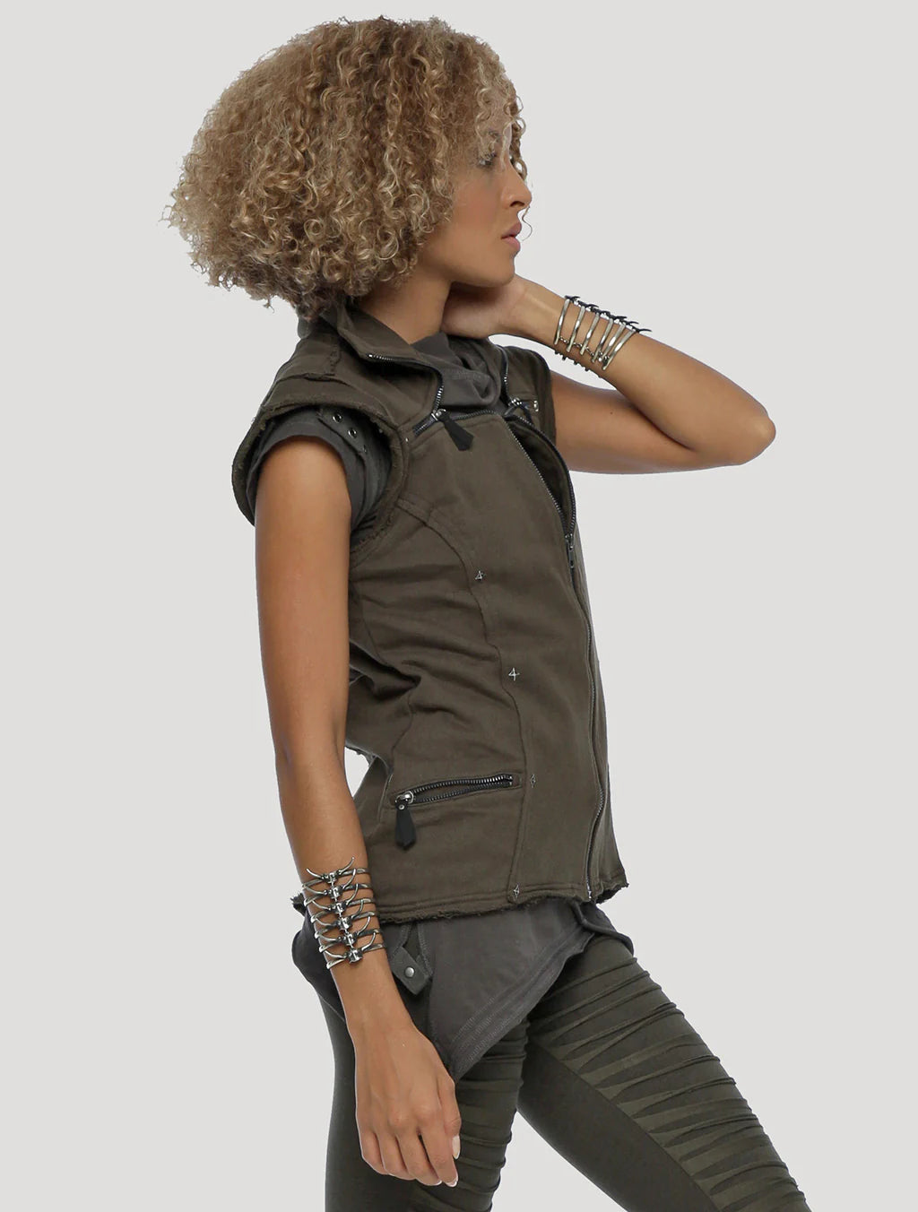 MISSI Vest In Olive
