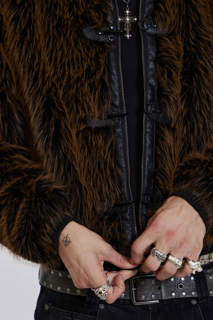 MENDOZA Unisex Faux Fur Jacket