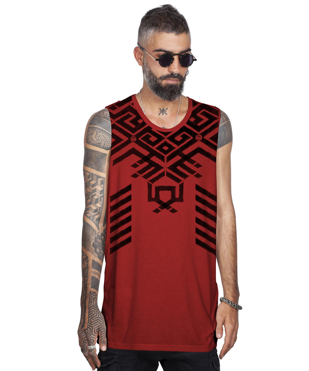 NAMELESS Tank Top In Red