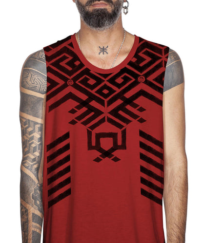 NAMELESS Tank Top In Red