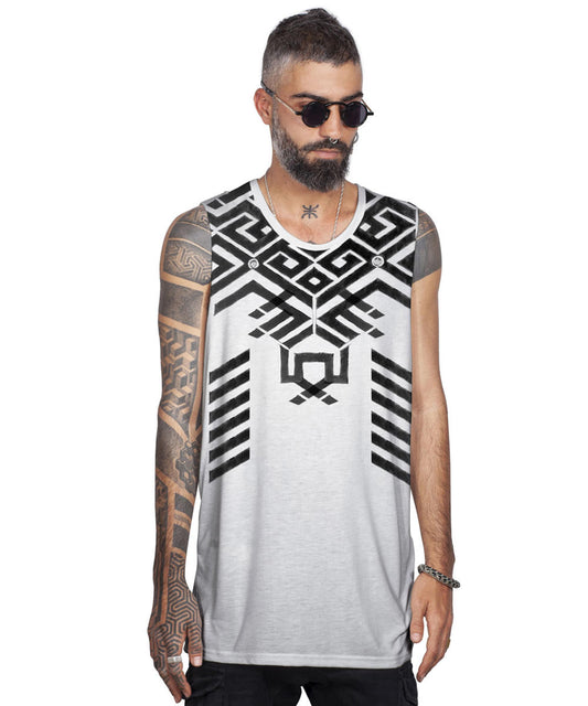 NAMELESS Tank Top In White