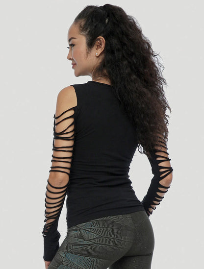 BOGO Long Sleeves Top In black