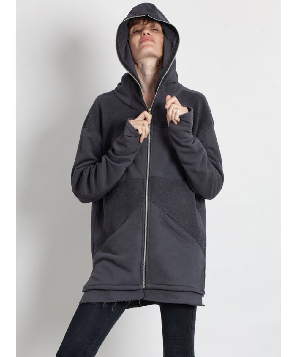 NEPTUNE UNISEX Hood Jacket In Grey