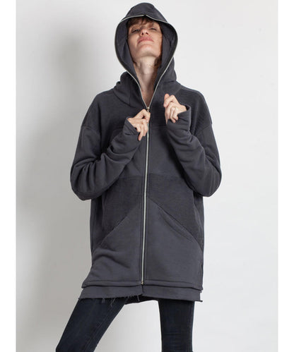 NEPTUNE UNISEX Hood Jacket In Grey