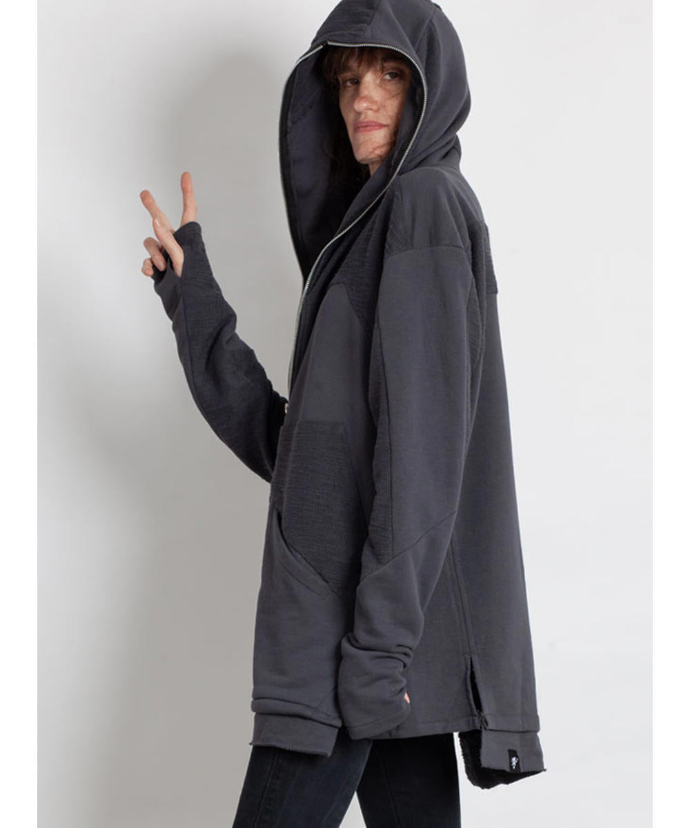 NEPTUNE UNISEX Hood Jacket In Grey