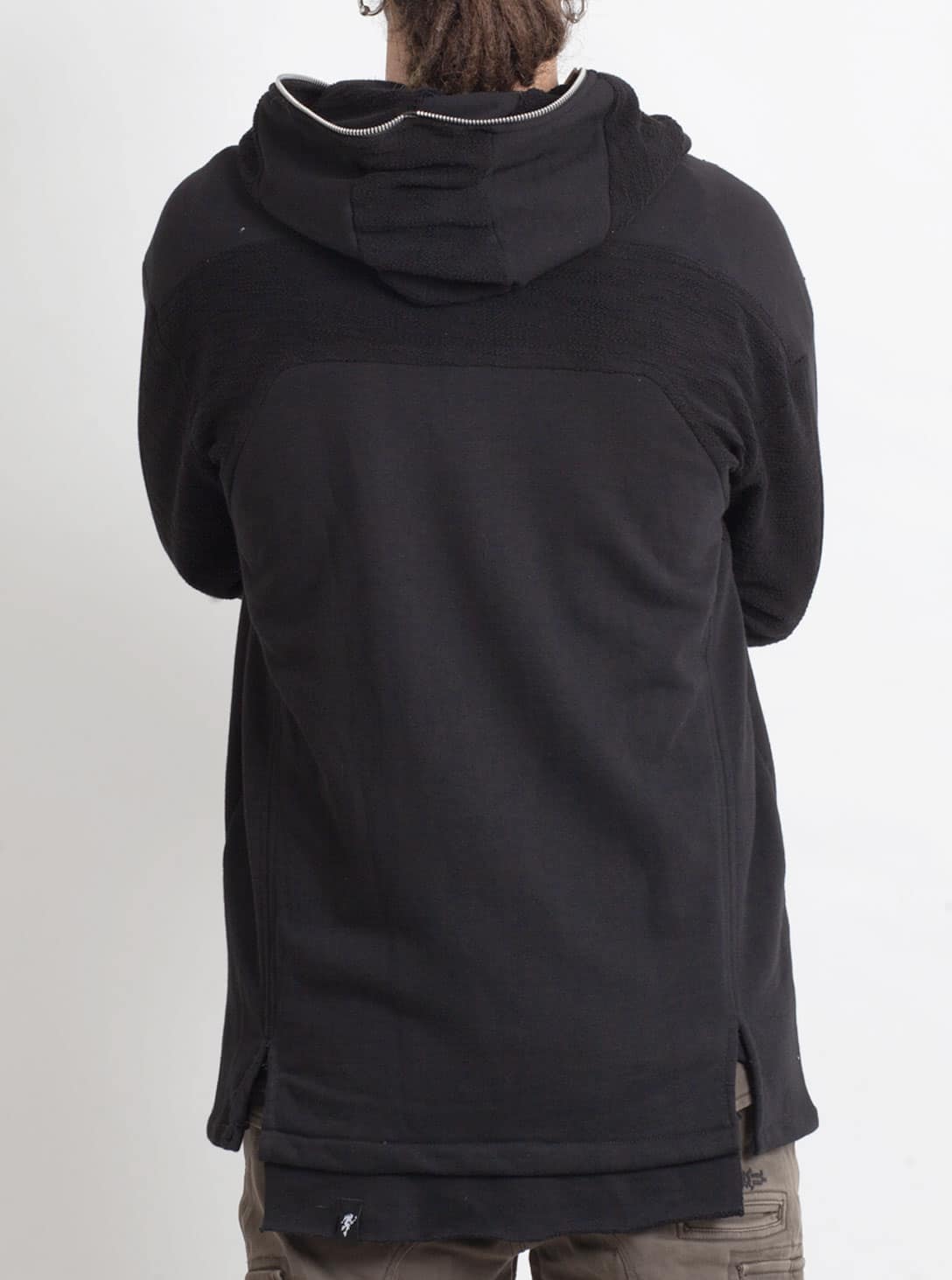 NEPTUNE Unisex Hood Jacket In Black