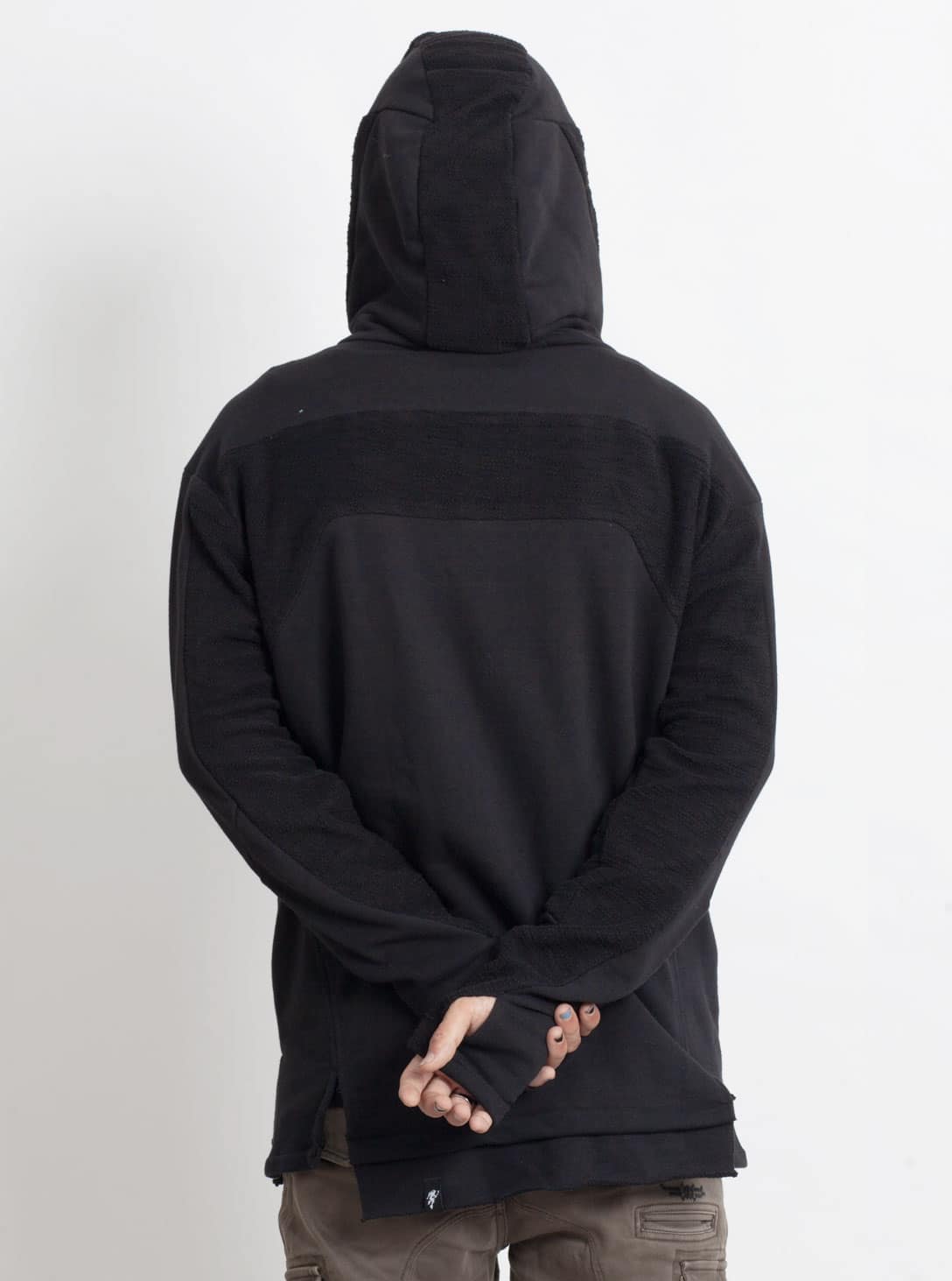 NEPTUNE Unisex Hood Jacket In Black