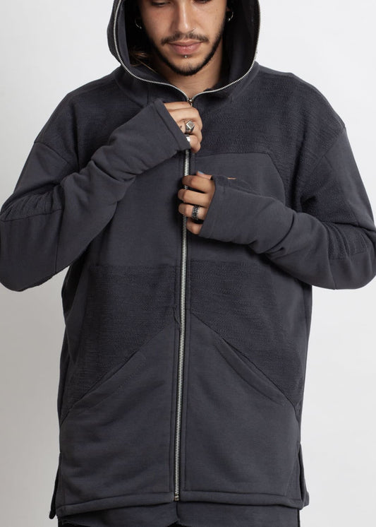 NEPTUNE UNISEX Hood Jacket In Grey