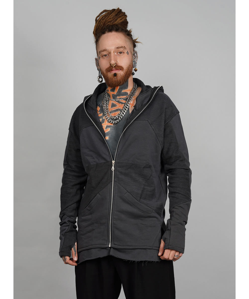 NEPTUNE UNISEX Hood Jacket In Grey