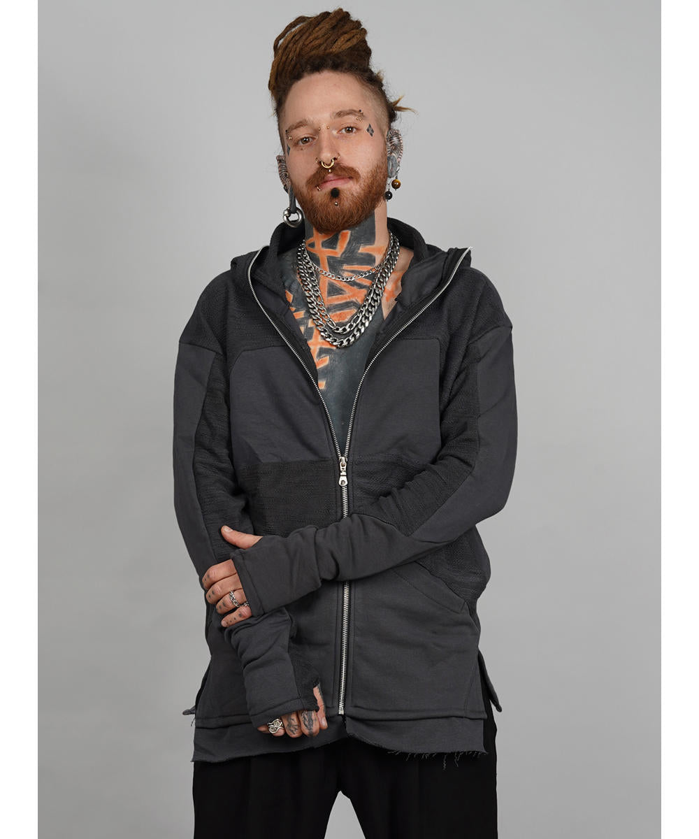 NEPTUNE UNISEX Hood Jacket In Grey