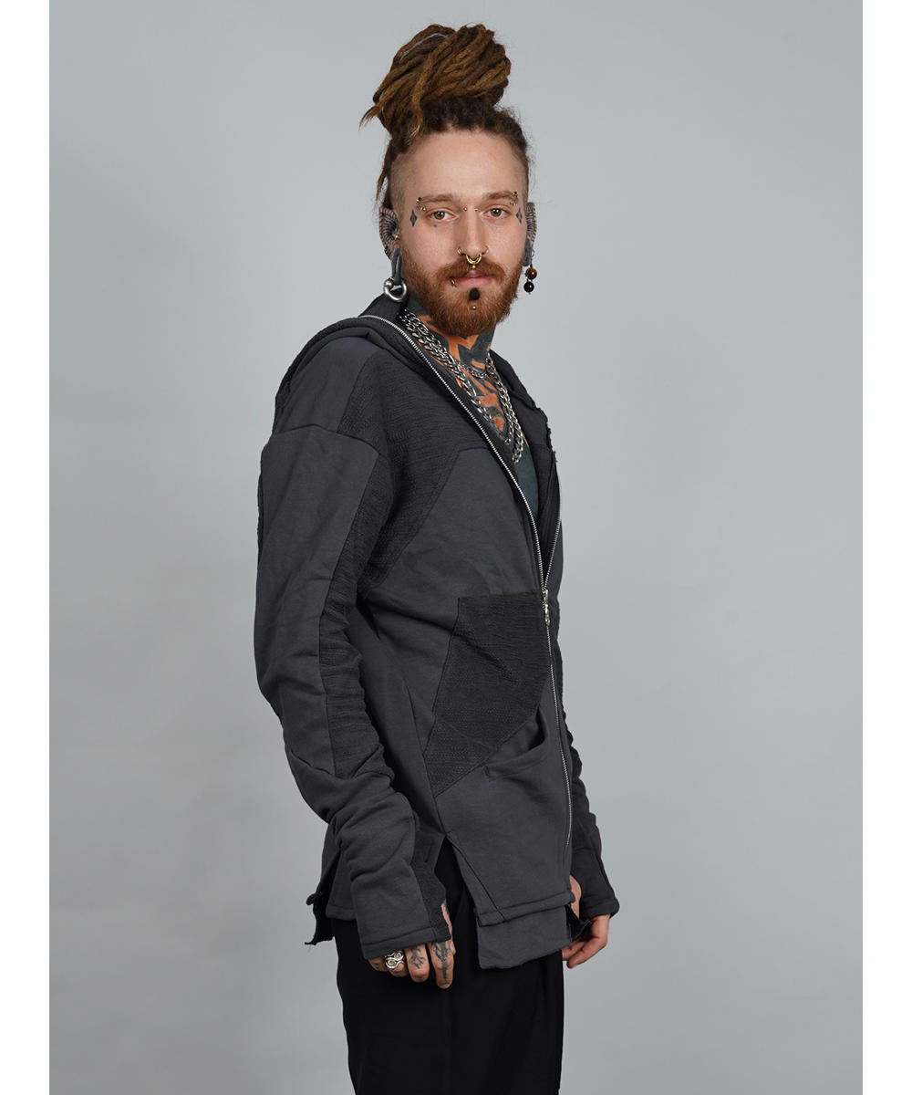 NEPTUNE UNISEX Hood Jacket In Grey