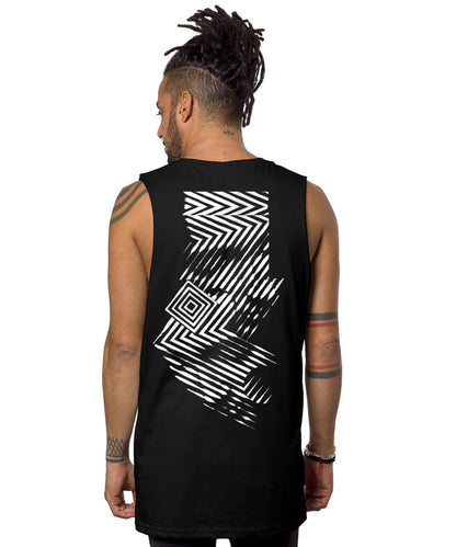 OP FACE Tank Top In Black