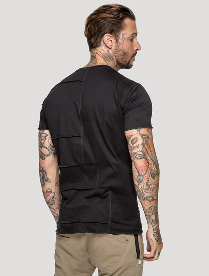 PATCHWORK T-Shirt In Black