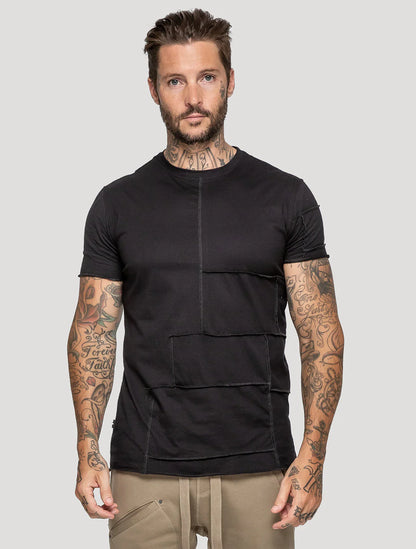 PATCHWORK T-Shirt In Black