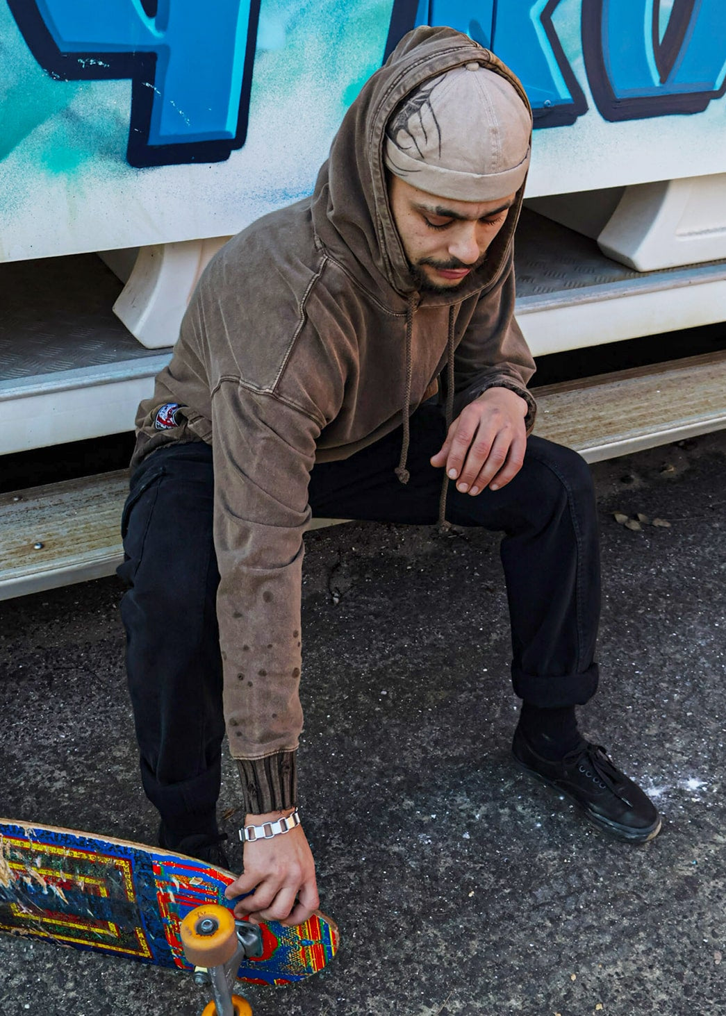 PAX Unisex Hood In Wash Brown
