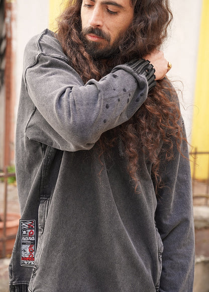 PAX Unisex Hood In Wash Black