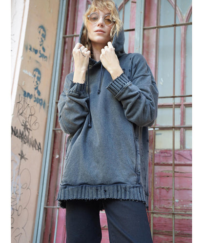 PAX UNISEX Hood In Wash Black