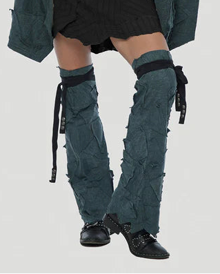 Abstract Pecoa Legwarmers - Teal