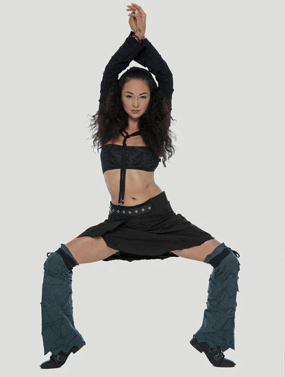 PECOA Hooded Shrug In Black