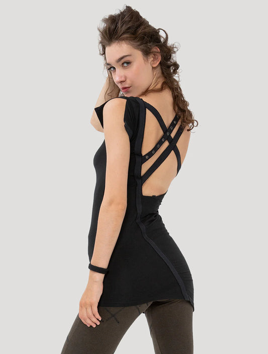 PITA Short Sleeves Tunic In Black