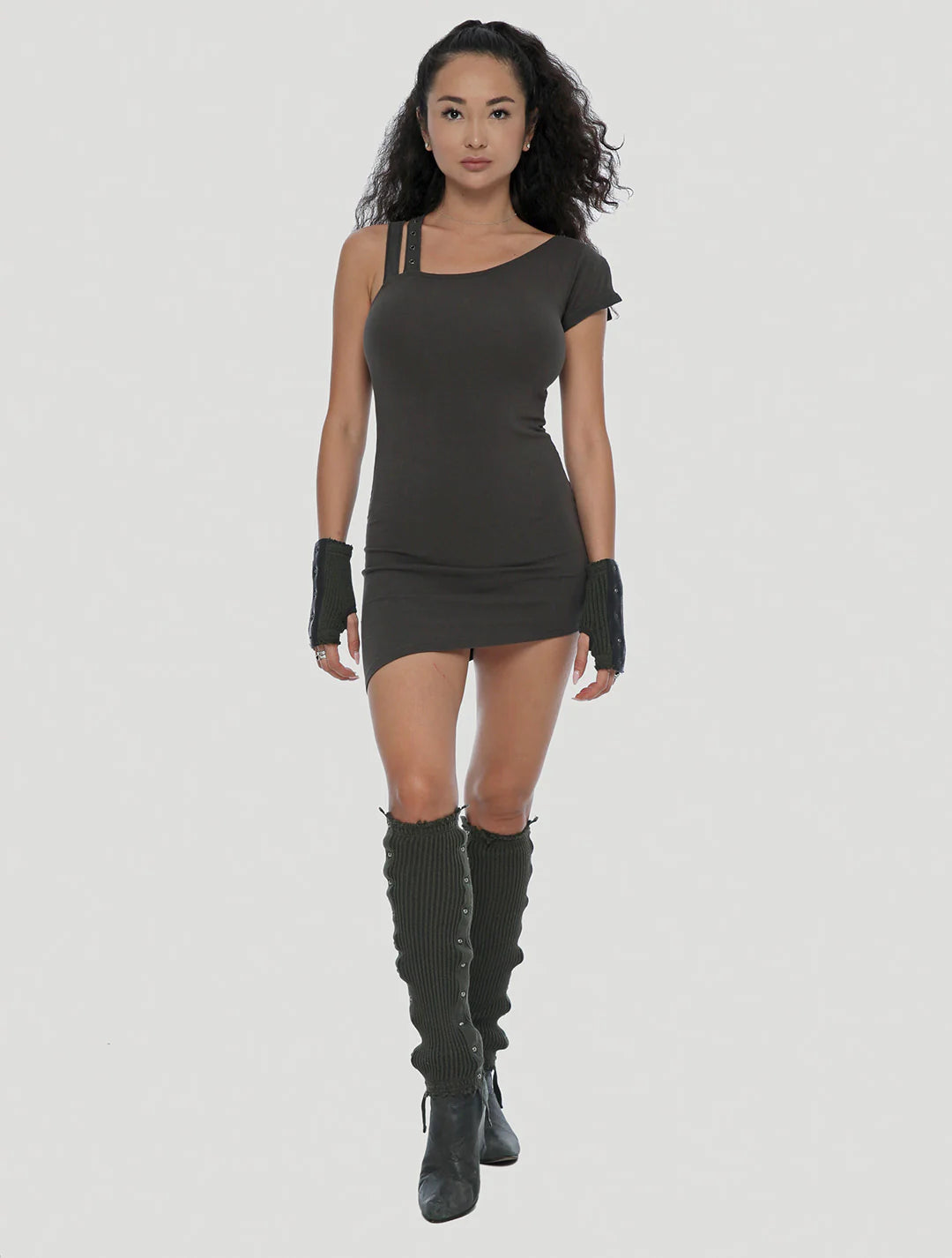 PITA Short Sleeves Tunic In Olive