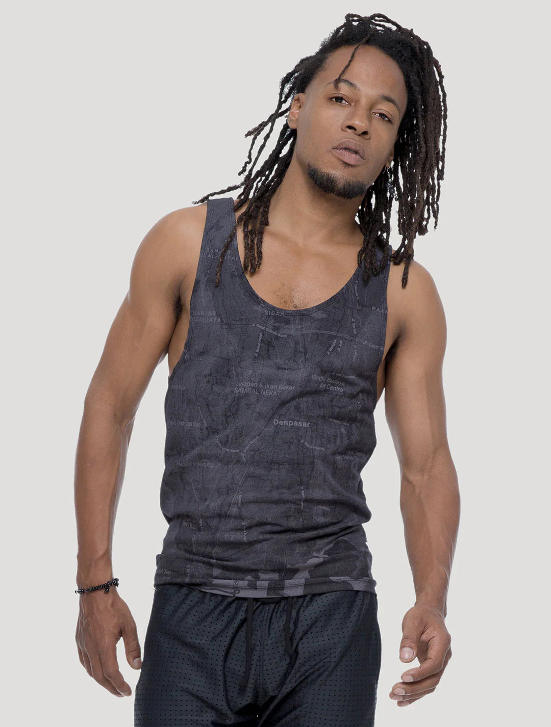 PETA Sleeveless Tee In Black