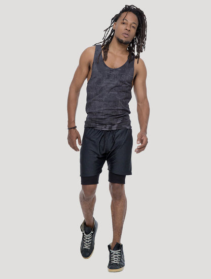 PETA Sleeveless Tee In Black