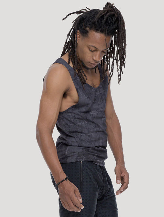 PETA Sleeveless Tee In Black