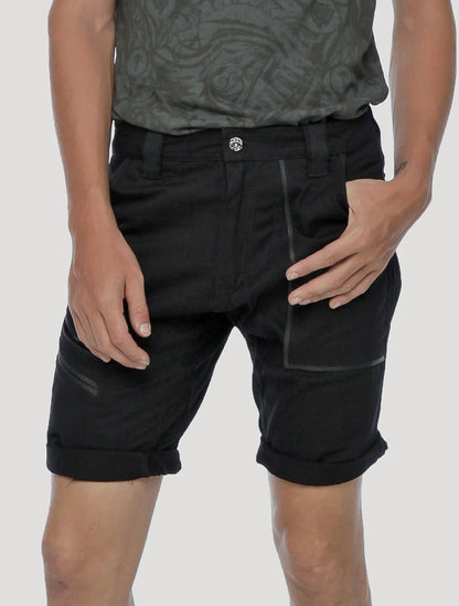 RUBBER Shorts In Black