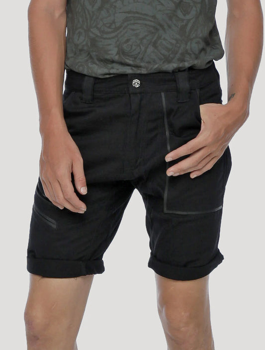 RUBBER Shorts In Black