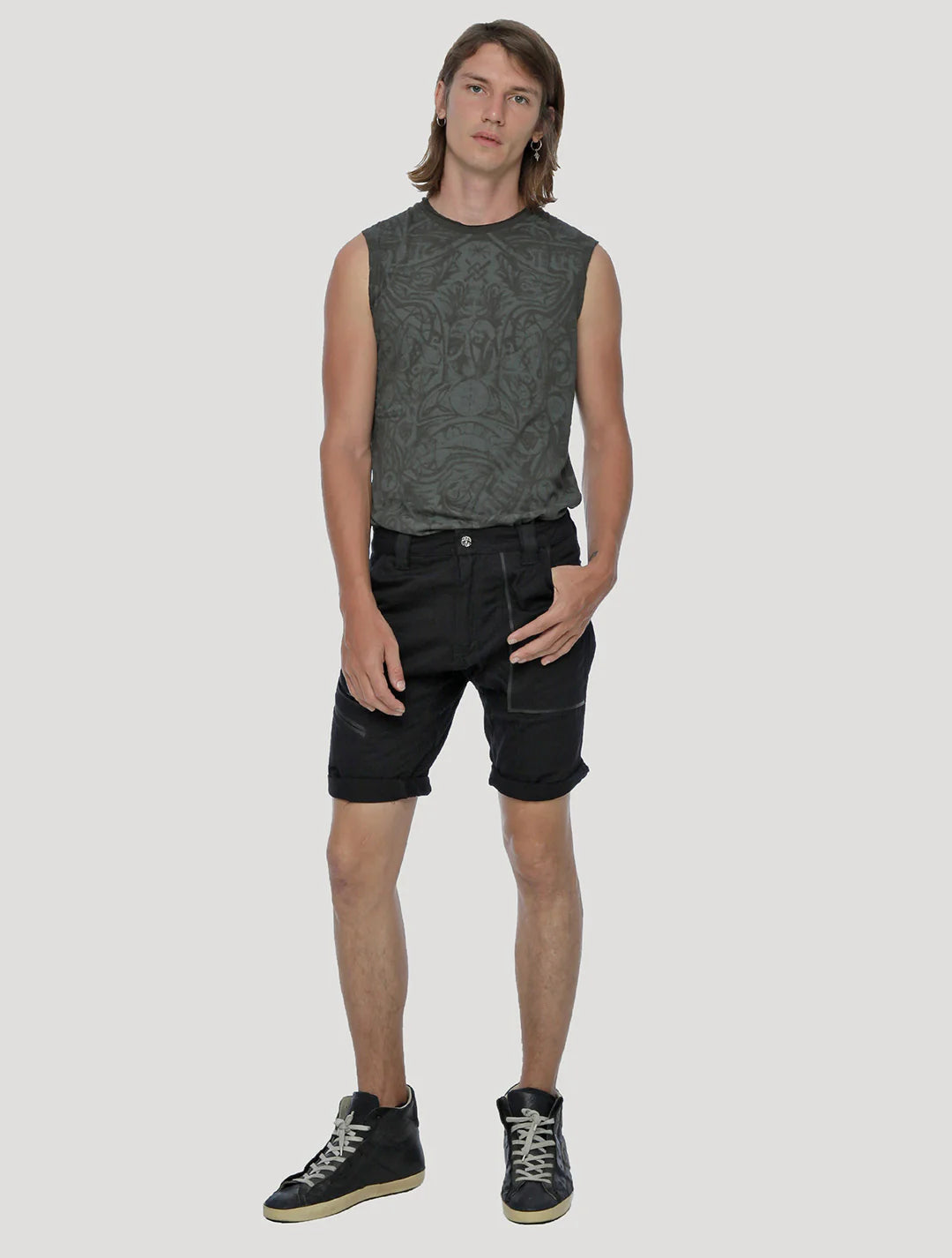 RUBBER Shorts In Black