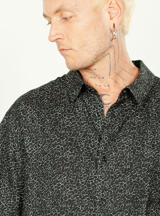 ZEBRO Short Sleeve Button Shirt