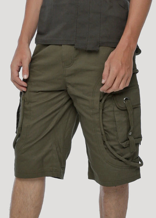 RAZOR Bermuda In Olive Noir