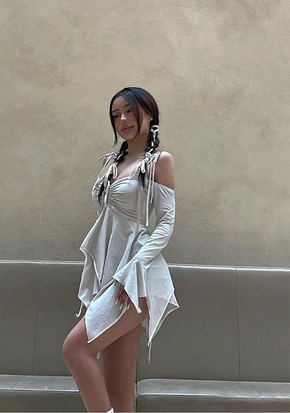 Ivory Fairy Handkerchief Dress