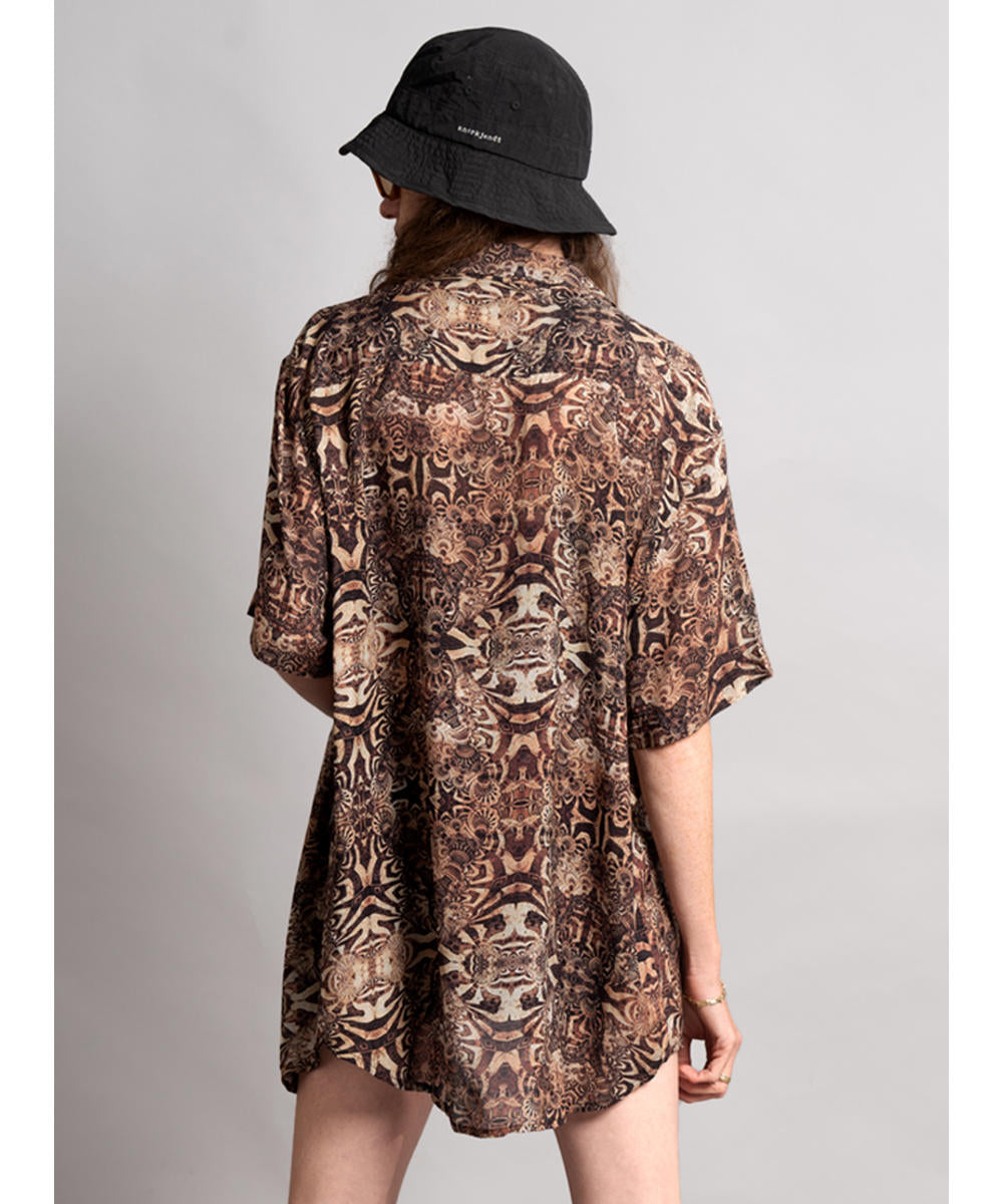 SOLARIS WO Short Sleeve Button Shirt