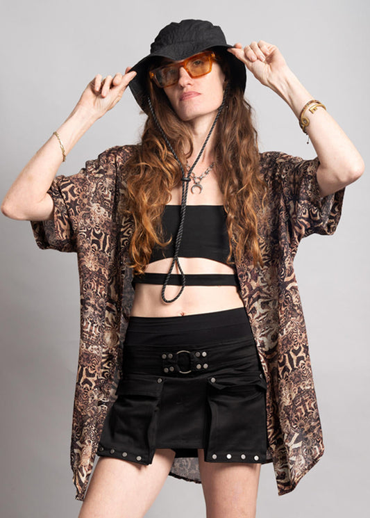 SOLARIS Unisex Short Sleeve Button Shirt