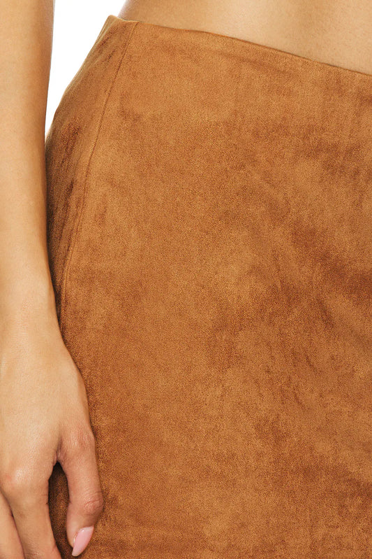 DELI Suede Mini Skirt