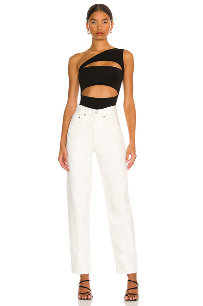 Tony Cut Out Bodysuit - Black