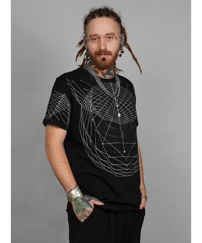 SPIRAL C T-Shirt In Black
